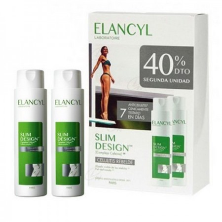 ELANCYL PACK DUPLO SLIM DESIGN DIA 2X200 ML (40% DTO EN LA 2ª UD) -BAJA-