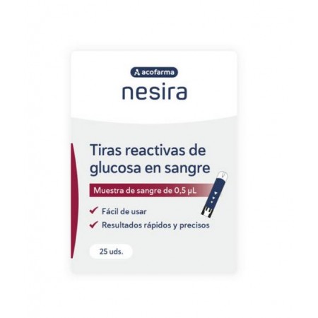 ACOFAR 25 TIRAS REACTIVAS GLUCEMIA