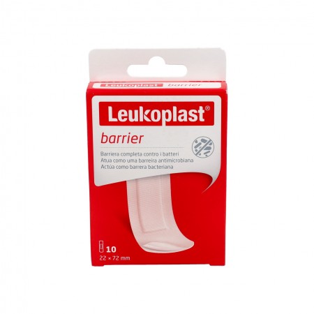 LEUKOPLAST BARRIER 10 APOSITOS 22 MM X 72 MM