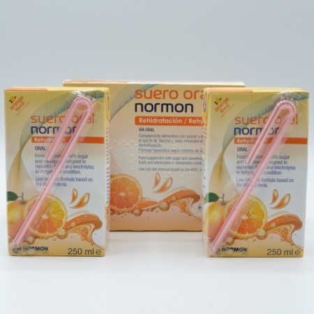 GASTROLIV SUERO ORAL NORMON PACK NARANJA 2 X 250 ML