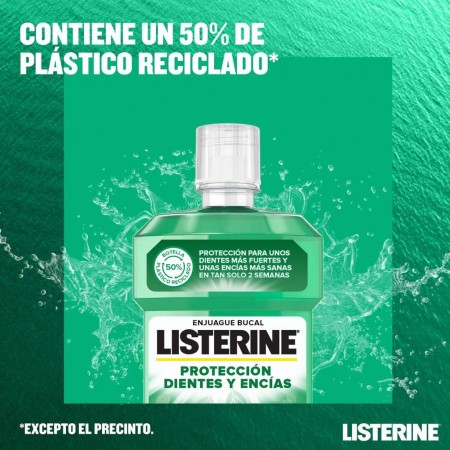 LISTERINE PROTECCION DIENTES Y ENCIAS 750 ML PACK AHORRO