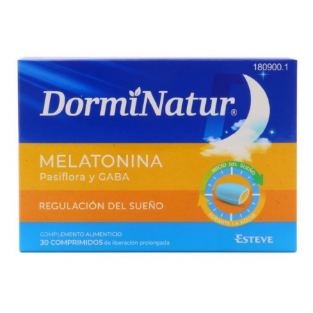 DORMINATUR MELATONINA 30 COMPRIMIDOS LIBERACION PROLONGADA