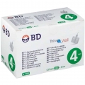AGUJAS ESTERILES BD PARA PLUMAS 100 UNIDADES 32 G (4 MM X 0.23 MM)