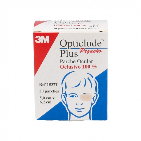 OPTICLUDE PLUS 20 PARCHES OCULARES T- PEQUEÑA