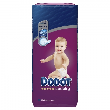 DODOT 58 PAÑALES ACTIVITY T4 9-14 KG