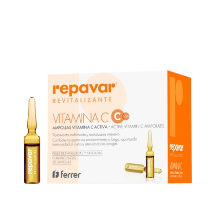 REPAVAR REVITALIZANTE VITAMINA C 20 AMPOLLAS