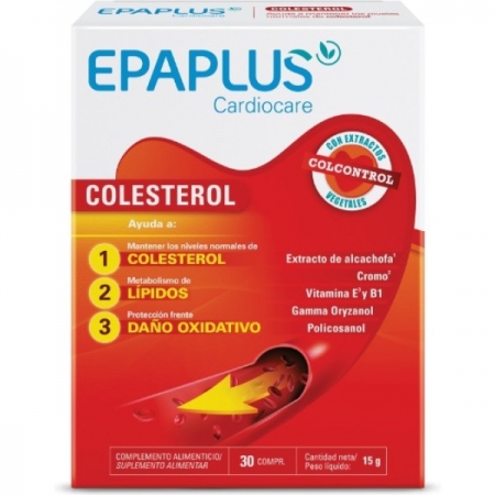 EPAPLUS CARDIOCARE COLESTEROL 30 COMPRIMIDOS