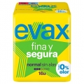 EVAX COMPRESAS FINA Y SEGURA NORMAL SIN ALAS 16 UNIDADES