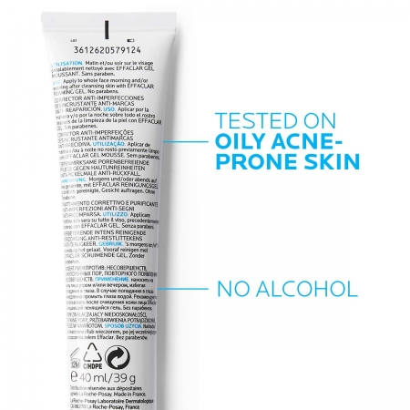 LA ROCHE POSAY EFFACLAR DUO +M TRIPLE TRATAMIENTO CORRECTOR ANTI-IMPERFECCIONES 40 ML