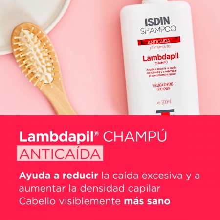 ISDIN LAMBDAPIL CHAMPU DUPLO 400 ML (2ª UNIDAD AL 40%)