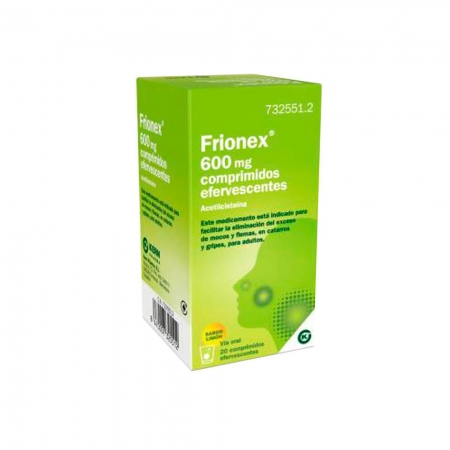 FRIONEX 600 MG 20 COMPRIMIDOS EFERVESCENTES