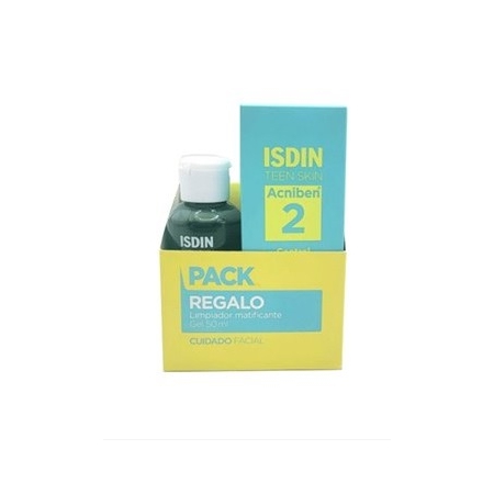 ISDIN ACNIBEN LIMPIADOR MATIFICANTE 400 ML + FUSION WATER MAGIC 10 ML