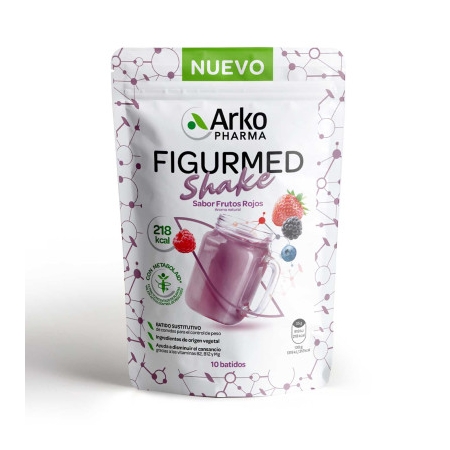 FIGURMED SHAKE BATIDO SUSTITUTIVO 350 G SABOR FRUTOS ROJOS -BAJA-
