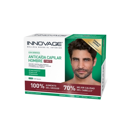 INNOVAGE POTENCIADOR CAPILAR HOMBRE FORTE 60 CAPSULAS