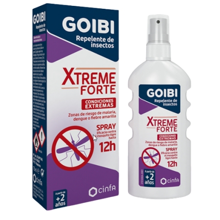 GOIBI XTREME FORTE REPELENTE DE INSECTOS 1 SPRAY 200 ML