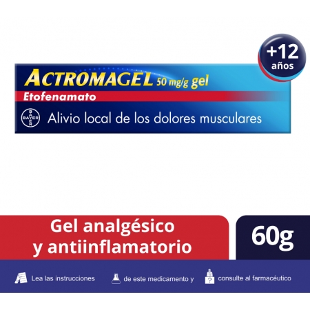 ACTROMAGEL 50 MG/G GEL CUTANEO 1 TUBO 60 G