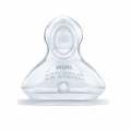NUK FIRST CHOICE+ 2 TETINAS DE SILICONA ANATOMICA ANTICOLICO FLUJO M (6-18 MESES) -BAJA-
