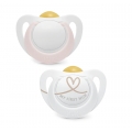 NUK STAR 2 CHUPETES LATEX 0 - 6 MESES