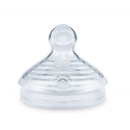 NUK FOR NATURE 2 TETINAS DE SILICONA ANTICOLICO TALLA L -BAJA-