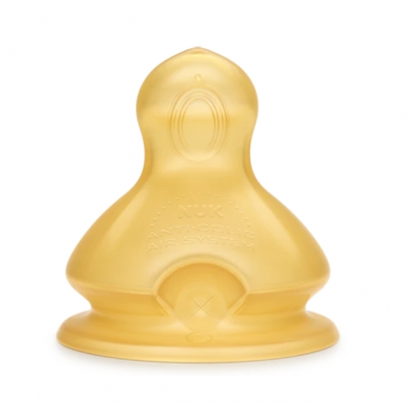 NUK FIRST CHOICE+ 2 TETINAS DE LATEX ANTICOLICO TALLA L 6+ MESES