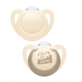 NUK FOR NATURE 2 CHUPETES DE SILICONA 6-18 MESES -BAJA-