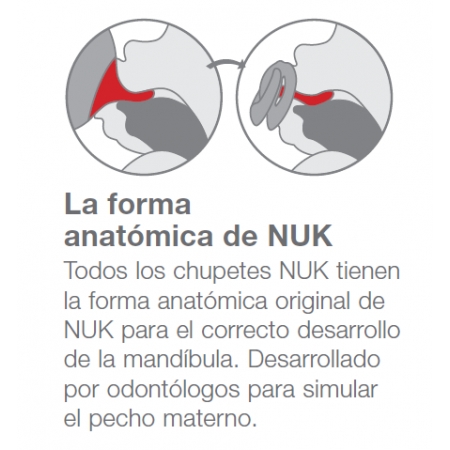 NUK SPACE ZORRO 2 CHUPETES DE SILICONA 0 - 6 MESES