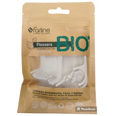 FARLINE CEPILLO INTERDENTAL FLOSSERS BIO 30 UNIDADES