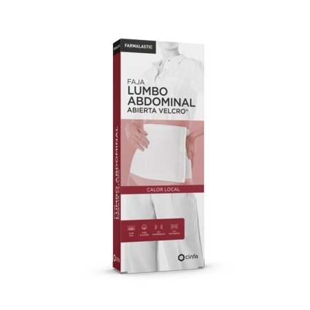 FARMALASTIC FAJA LUMBO ABDOMINAL C/VELCRO BEIGE T - GRANDE