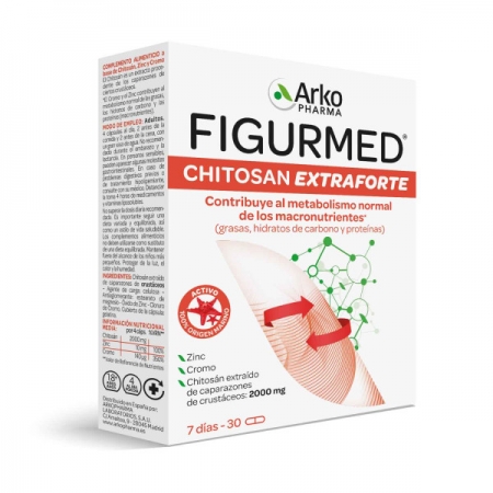 FIGURMED CHITOSAN EXTRA FORTE 2000 MG 30 CAPSULAS -BAJA-