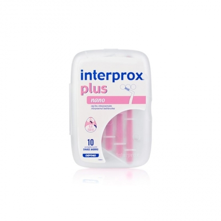 INTERPROX PLUS CEPILLO ESPACIO INTERPROXIMAL NANO 10 UNIDADES