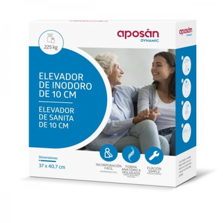 APOSAN DYNAMIC ELEVADOR DE INODORO DE 10 CM