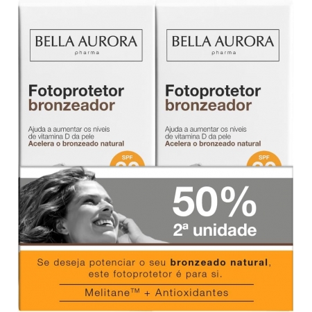 BELLA AURORA DUPLO FOTOPROTECTOR BRONCEADOR SPF30 2 X 50 ML