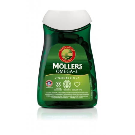 MOLLER'S OMEGA 3 Y VITAMINAS A, D Y E 112 CAPSULAS