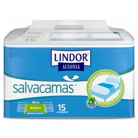 LINDOR SALVACAMAS 60 CM X 180 CM CON ALAS 15 UNIDADES