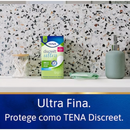 TENA DISCREET ULTRA MINI PROTEGE-SLIPS 28 UNIDADES