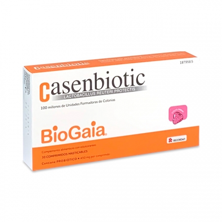 CASENBIOTIC 30 COMPRIMIDOS SABOR FRESA