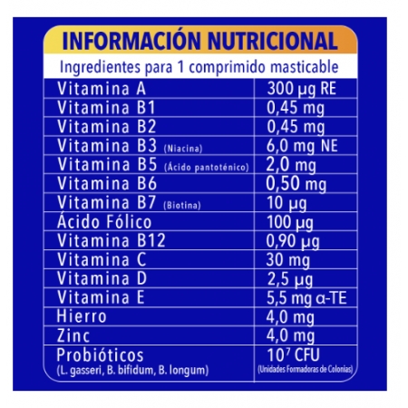 BION3 DEFENSE JUNIOR 30 COMPRIMIDOS MASTICABLES