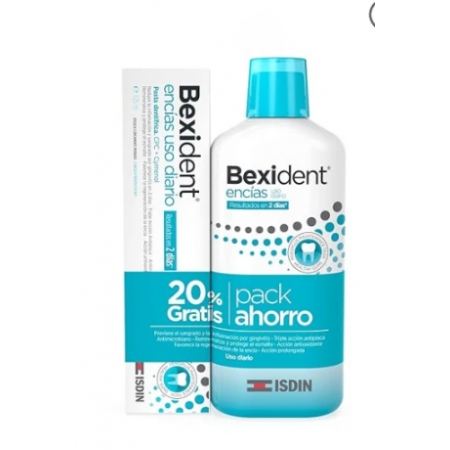 BEXIDENT ENCIAS PACK COLUTORIO 500 ML + PASTA DENTIFRICA 125 ML