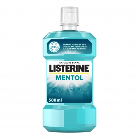 LISTERINE MENTOL 750 ML