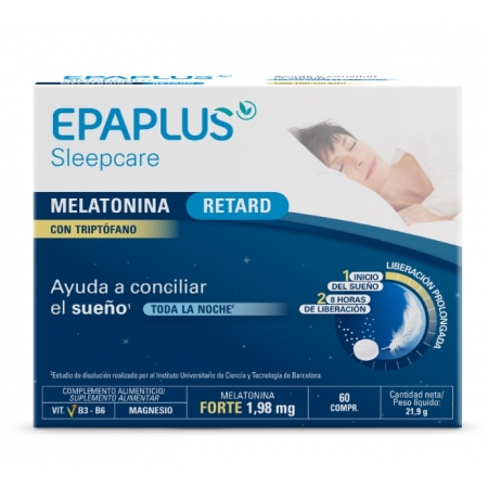 EPAPLUS SLEEPCARE RETARD CON TRIPTOFANO PROMO 60 + 30 COMPRIMIDOS