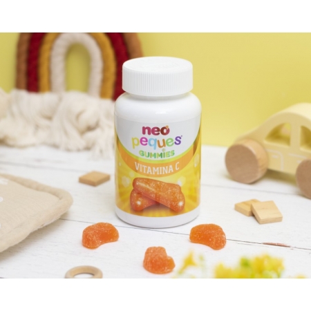 NEO PEQUES GUMMIES VITAMINA C 30 CARAMELOS MASTICABLES SABOR NARANJA