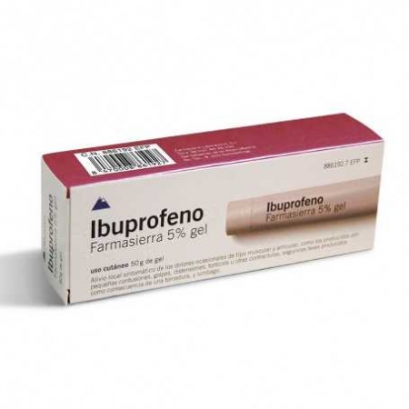 IBUPROFENO FARMASIERRA 50 MG/G GEL CUTANEO 1 TUBO 50 G