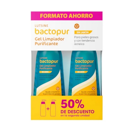 BACTOPUR E45 LUTSINE GEL LIMPIADOR DUPLO 2 X 200 ML