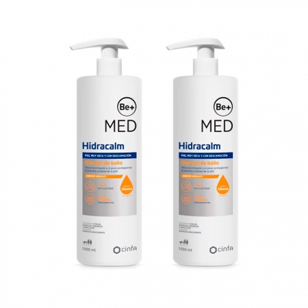BE+ MED HIDRACALM PACK OLEOGEL 2 X 1000 ML