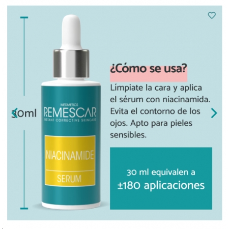REMESCAR NIACINAMIDE SERUM FACIAL 30 ML
