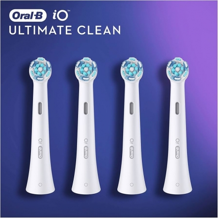 ORAL-B RECAMBIO IO ULTIMATE CLEAN 4 CABEZALES COLOR BLANCO