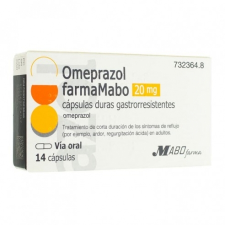 OMEPRAZOL FARMAMABO 20 MG 14 CAPSULAS GASTRORRESISTENTES
