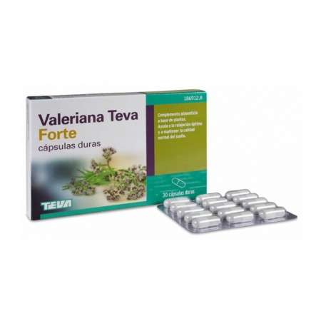 VALERIANA FORTE TEVA 30 CAPSULAS DURAS