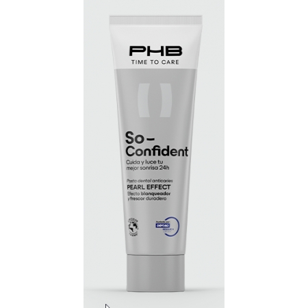 PHB TIME TO CARE SO CONFIDENT DENTRIFICO EFECTO BLANQUEADOR 75 ML