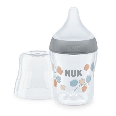 NUK PERFECT MATCH BIBERON PP TETINA DE SILICONA FLUJO S 150 ML ALGODON